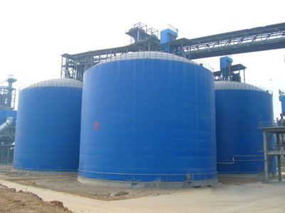 六安水泥钢板库改造